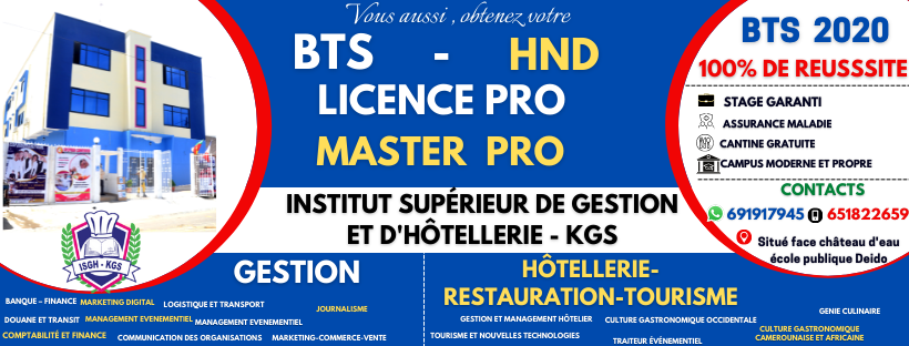 Logo - Institut Supérieur de Gestion et d’Hôtellerie (ISGHO)