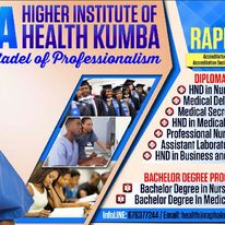 Banner - Rapha Higher Institute of Health and Biomedical Sciences Kumba (RAPHIHK)