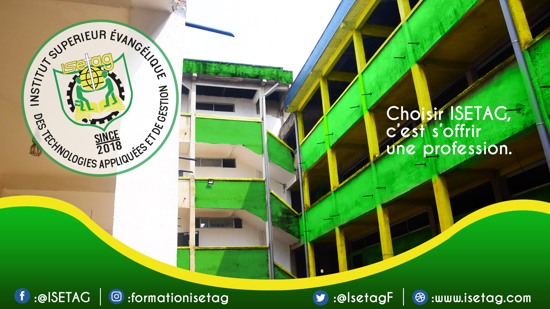 Banner - Institut Supérieur Evangélique des Technologies et de Gestion (ISETAG)
