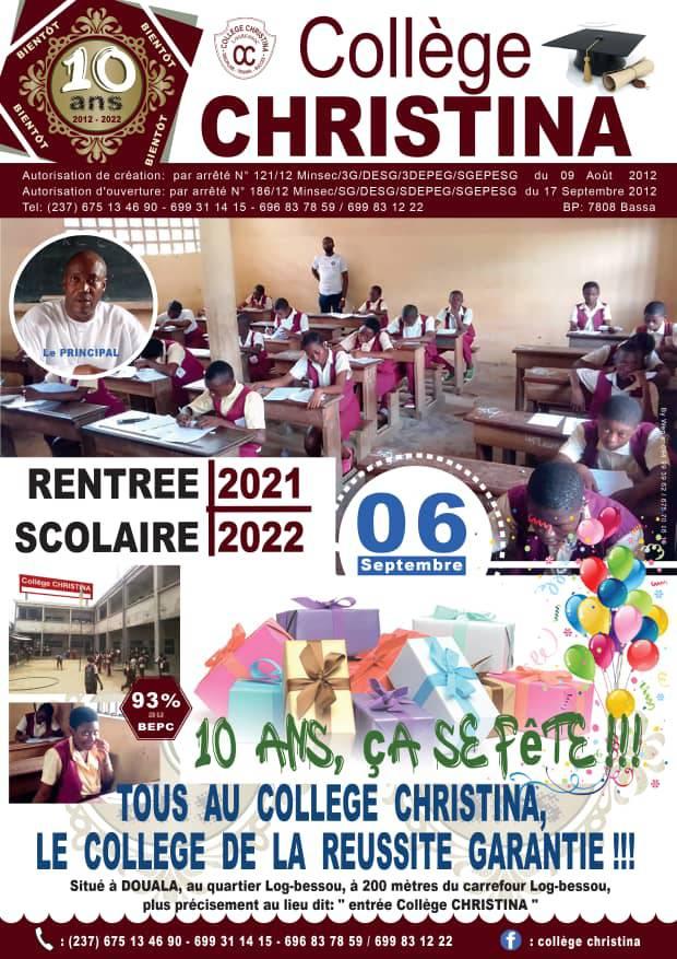 Banner - COLLEGE CHRISTINA