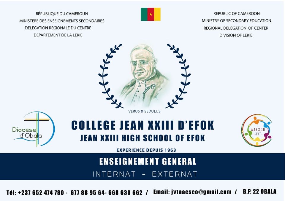 Banner - COLLEGE JEAN XXIII D\'EFOK